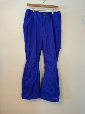 Columbia Womens Insulated Snow Pants Blue Purple Size M Regular